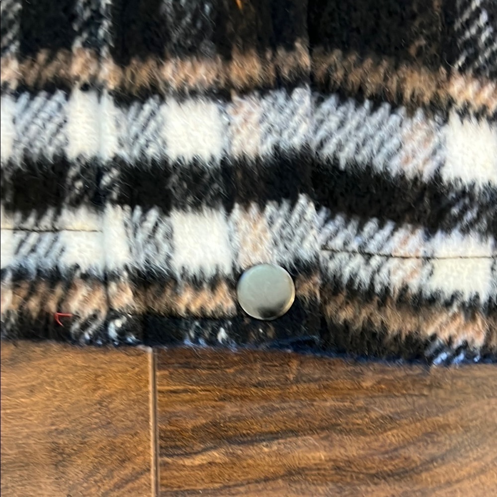Women’s Steve Madden Wool & Cotton Black Coat - Picture 7 of 13